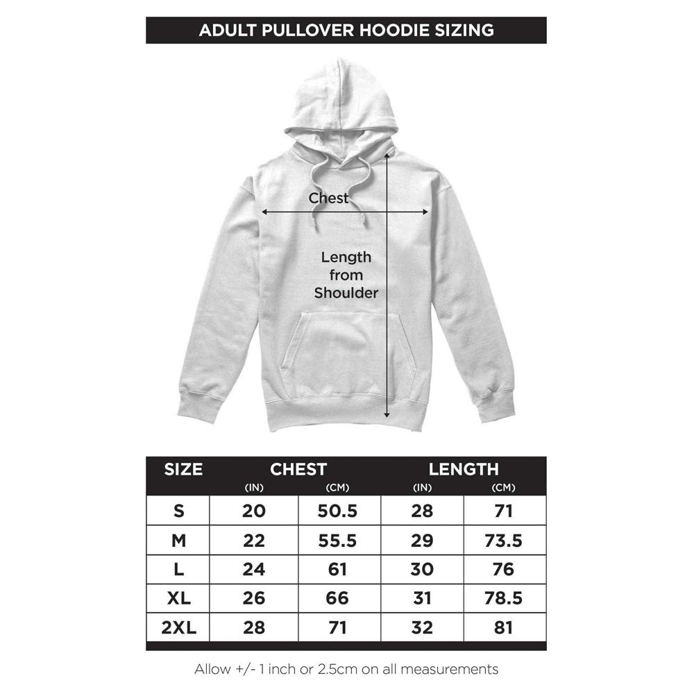 Jurassic Park Unisex Adult Distressed Logo Hoodie