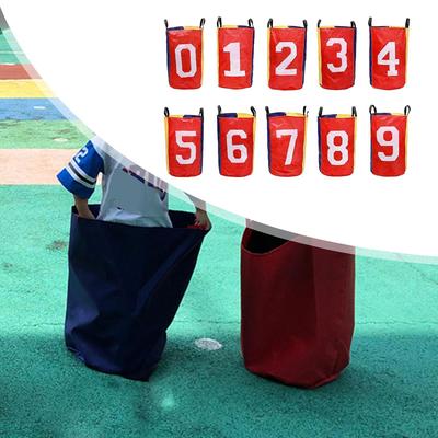10 Pieces Potato Sack Race Bags for Kids Adults Balance Training Jumping Field Day Games