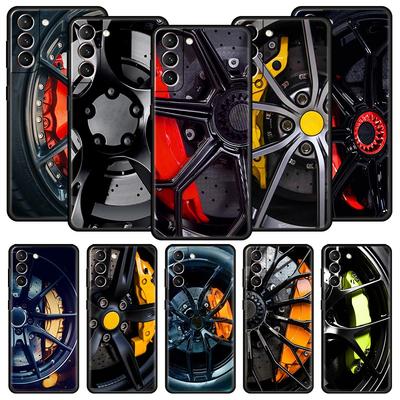 Handyhülle für Samsung Galaxy S26 S25 S24 S23 S22 S20 S21 FE Ultra Plus S25 Edge 5G Weiches TPU Sportwagen Rad Reifen Geschwindigkeit