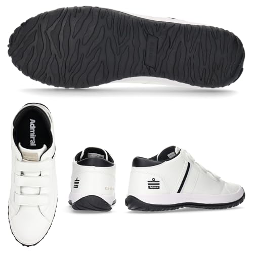 Admiral GUILDFORD AD830 Sneakers, Unisex, White, Size 27.0cm
