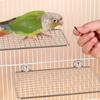 Bird Cage Accessories Stainless Steel Parrots Perch Platform Stand Shelf for Small to Large Bird Resting Jumping Stand