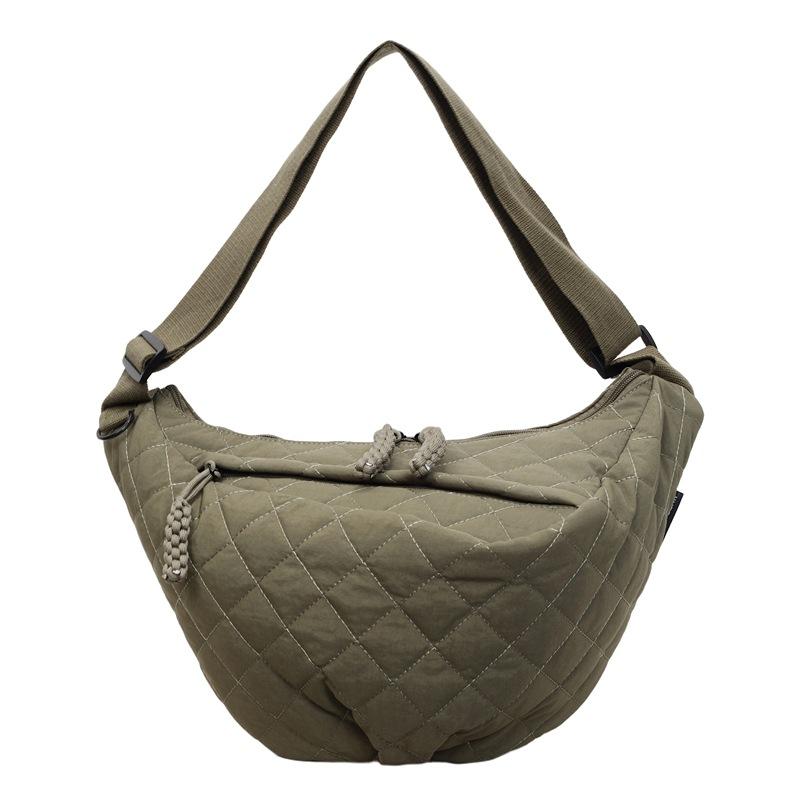 Winter Texture Fashion Tote Bag Casual Personality Shoulder Messenger Bag Niche Design Women's Bag