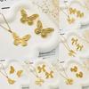 Exquisite 2025 Butterfly Necklace & Earrings Jewelry Set