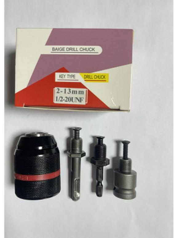 Impact Drill & Electric Hammer Conversion Set - Universal Quick Chuck & Connecting Rod Accessories