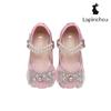 Tradhus Pink Butterfly Glitter Mary Jane Shoes Girls Elena Etouale