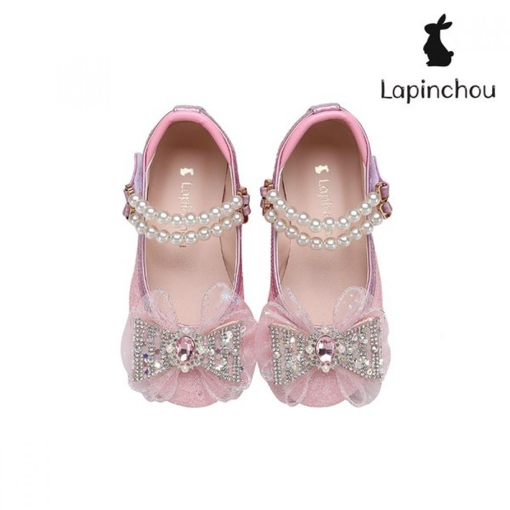 Tradhus Pink Butterfly Glitter Mary Jane Shoes Girls Elena Etouale