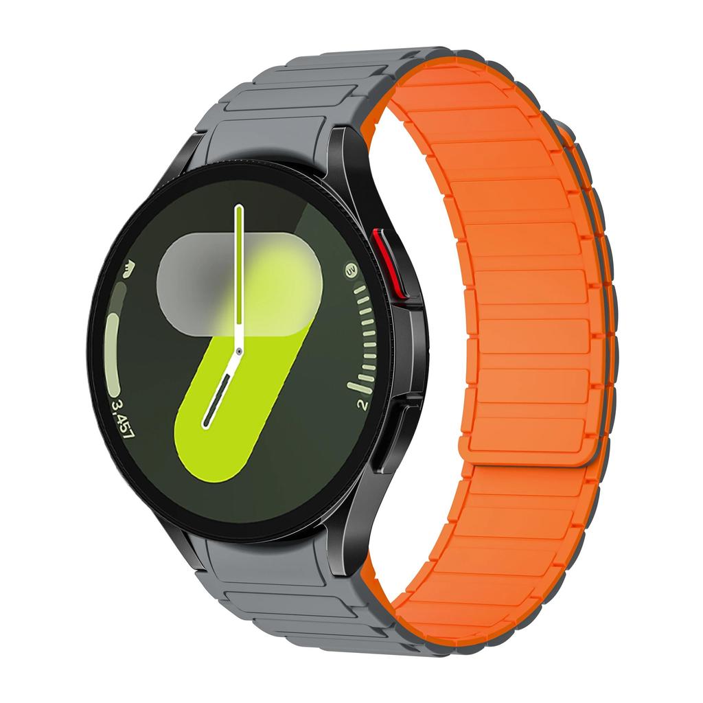 No Gaps 20mm Silicone Magnetic Band For Samsung Watch Galaxy 7 Classic 43mm 47mm 42 46mm 6 5 4 44 40mm Strap 5Pro 45mm Bracelet