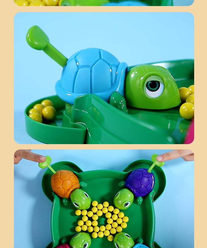 Speedy Turtle Bean Grab: Interactive Parent-Child Table Game