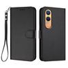 For OnePlus Nord CE4 Lite 5G Leather Case Wallet Stand Phone Cover with Wrist Strap