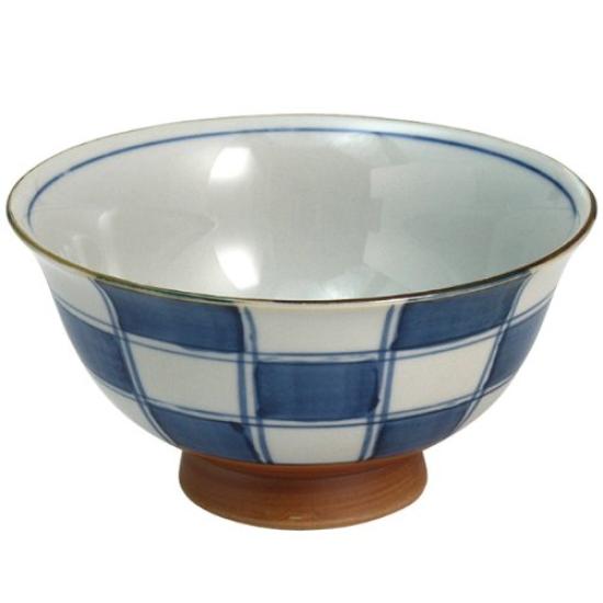 

RAO3Z Arita ware миска с клетчатым узором легкая (большой)