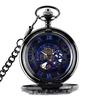 Retro Pocket Watch Automatic Pocket Watch Roman Dial Middle Century Items Unique Men's