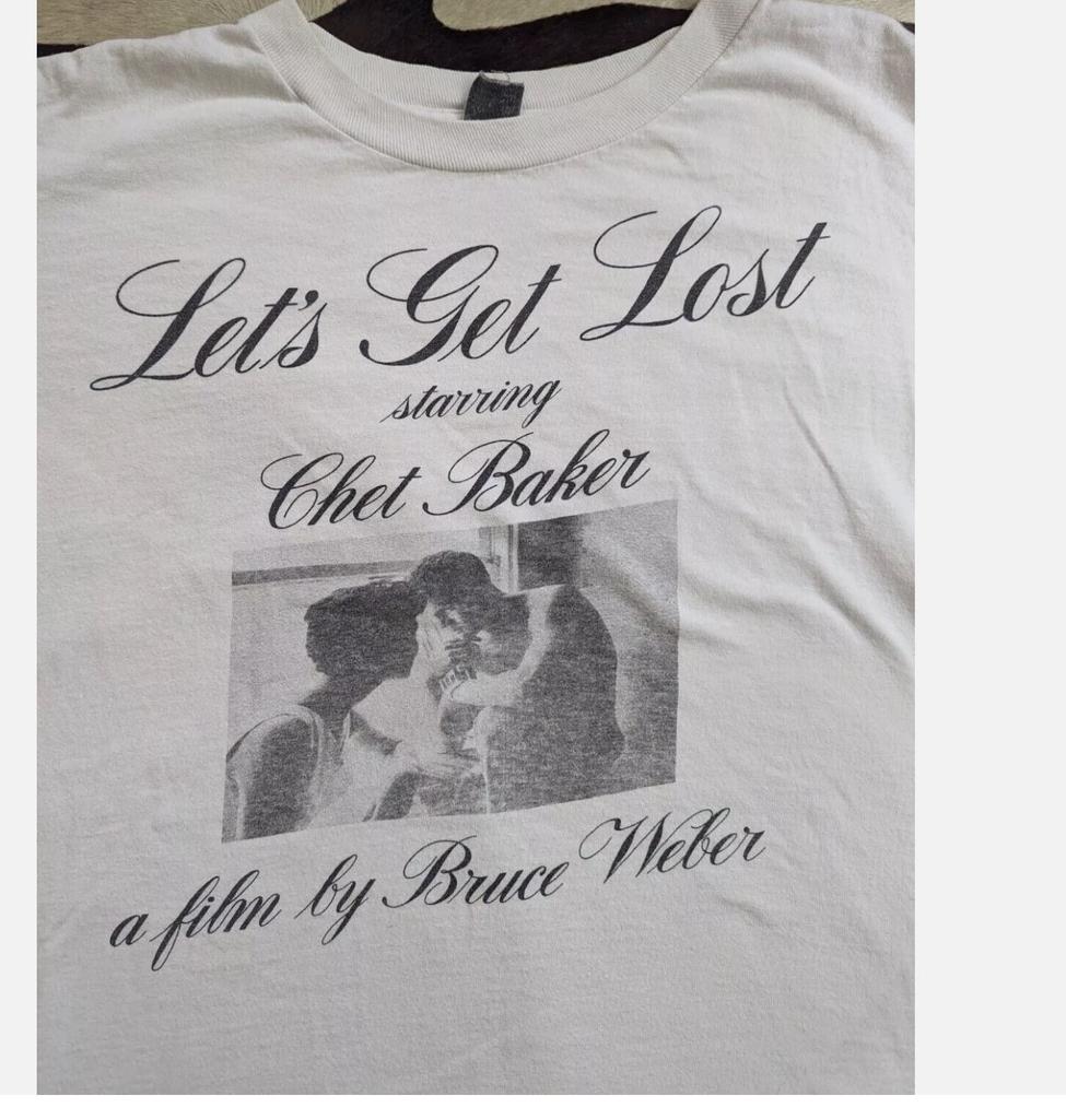 Rare 80s Vintage Bruce Weber Lets Get Lost Chet Baker Unisex All Sizes