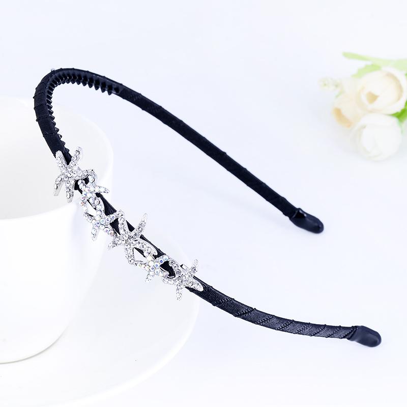 EASYA Neue Einfache Handgemachte Schmetterling Schleife Stirnbänder Frauen Mädchen Mode Strass Kristall Blume Haarschmuck Schmuck