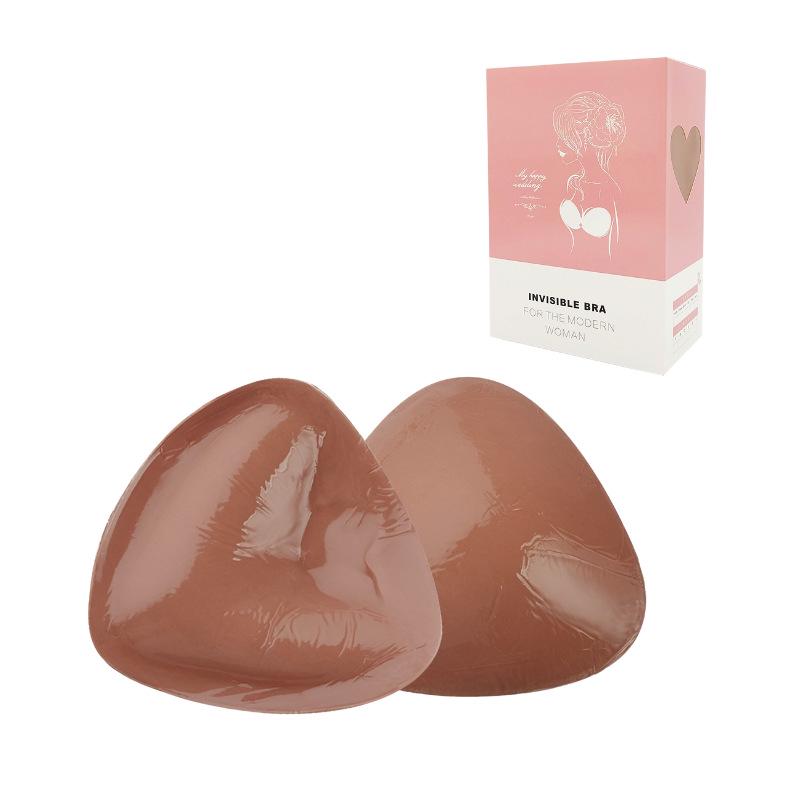 Double-Sided Silicone Nipple Covers & Push-Up Bra Inserts for Deep V Swimsuits