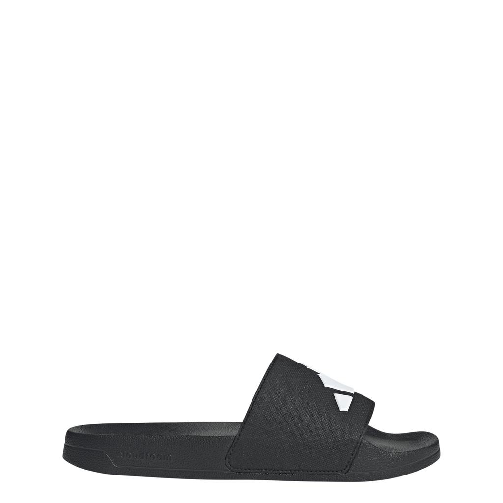 Adidas Adilette Shower Sport Unisex Core Black Size Sandals, Adult, OMS96, Black/Footwear White/Core (JS3565), 23.5cm