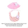 Cute Doll Bib Hat Comfortable Accessories Fashion Cartoon for Kids Costumes
