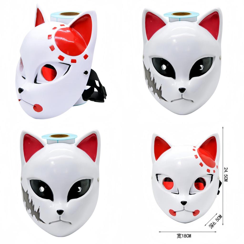 Demon Slayer Sabito Art Resin Mask For Christmas And Halloween