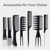 12pcs/set Barbershop Scissors Hairdressing Comb Sets Hair Cutting Accessories Hairdresser's Stainless Salon Styling Tools