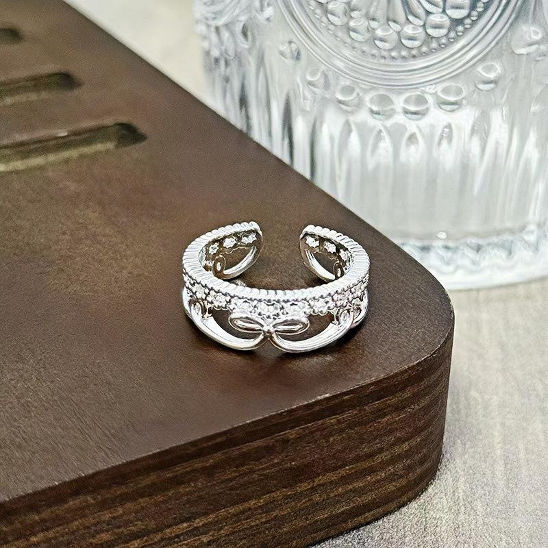 Super Flash Temperament Square Zir*****Pen Ring Light Luxury Niche High-End Ring Simple Fashion Jewelry Women