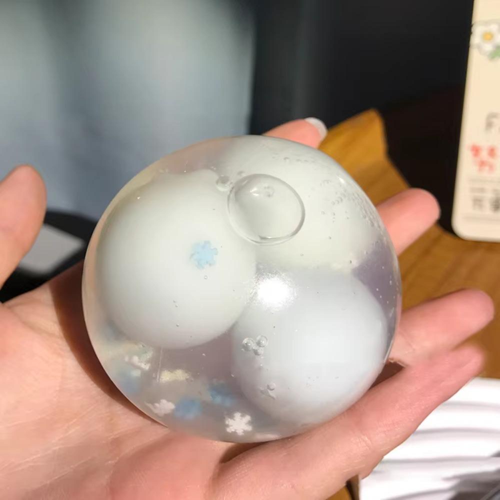 Venting Toys Crispy Ball Squishy Three Times Sensory Fidget Toy Rice Dumpling Squishy Kid Adults