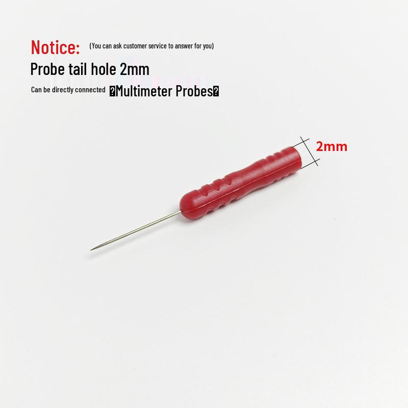 

Универсальный удлинитель для измерительных проводов мультиметра: Неразрушающий проникающий зонд с тонкой стальной иглой для обнаружения при авторемонте.