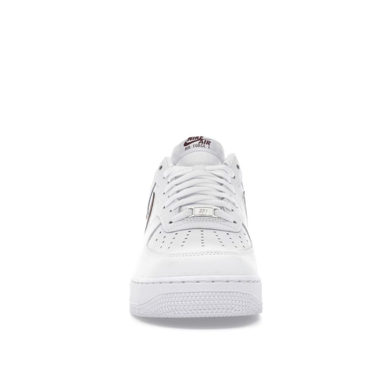 Nike Zapatillas para Hombre Air Force 1 07 Blanco Burgundy Crush FJ4146-112
