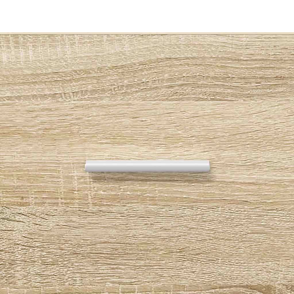 Washbasin Cabinet with Storage Sonoma Oak Wood Based Material