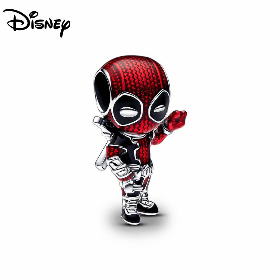 Disney 925 Silver Red Spider Ratatouille Charms Bead Earrings Bracelet Fit Original Bracelets DIY Birthday Jewelry Gift