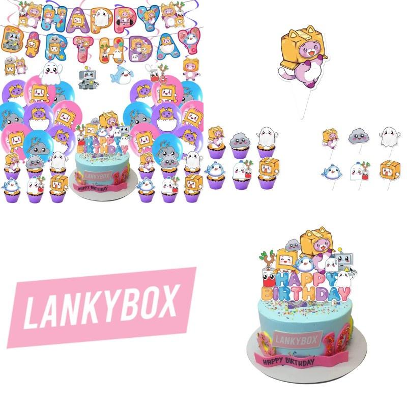 Lankybox Birthday Party Supplies Cartoon Party Decorations For Unforgettable Celebrations!