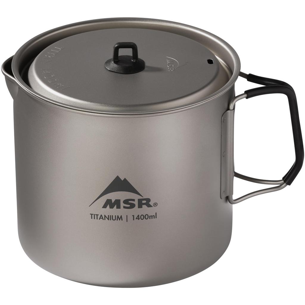 MSR Titan Outdoor Camping Kettle Japanese 39016 Kettle, 1400ml, (Official Product)
