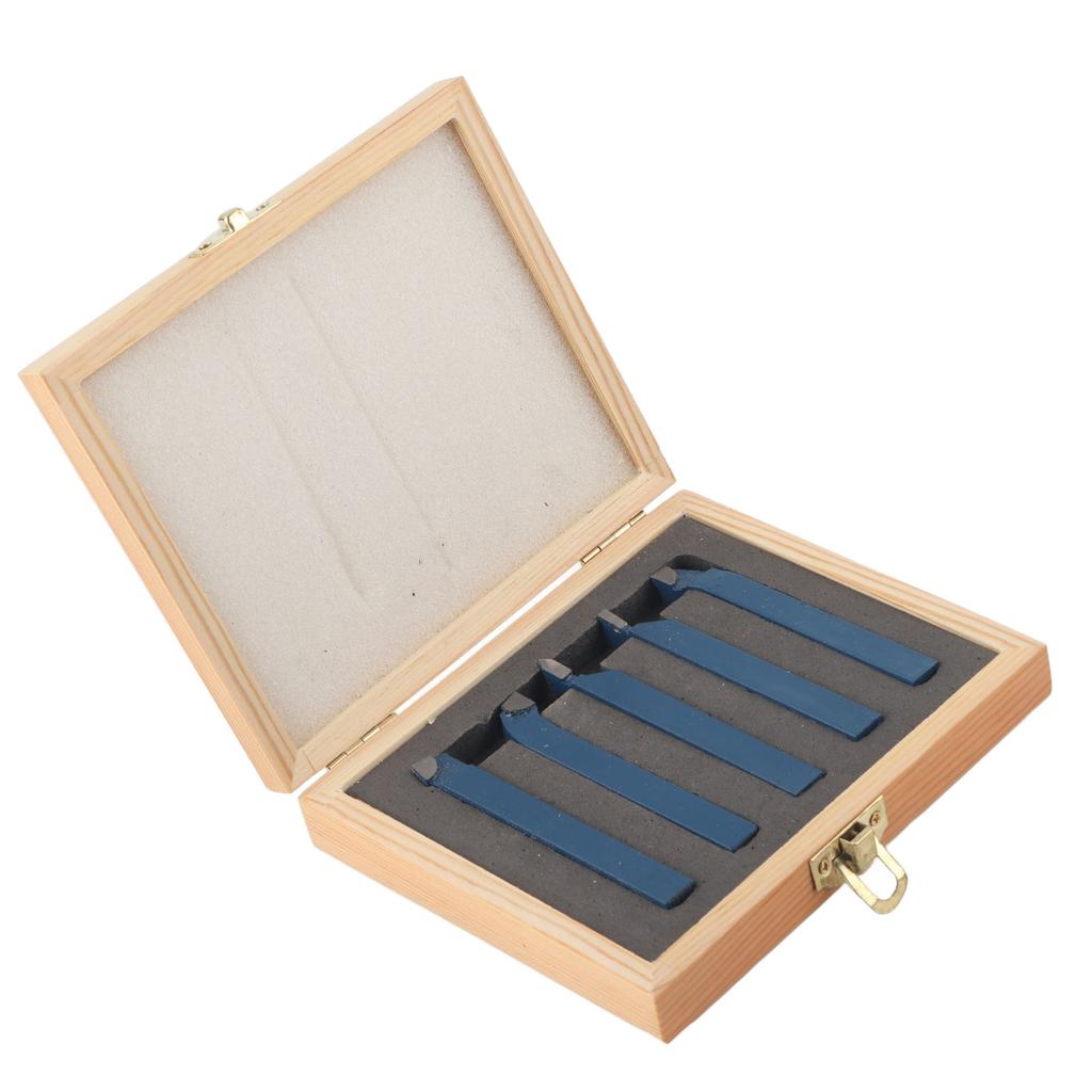 5pcs Lathe Tool Carbide Tipped Weld Turning Tool Set Machine Tool Parts10x10mm