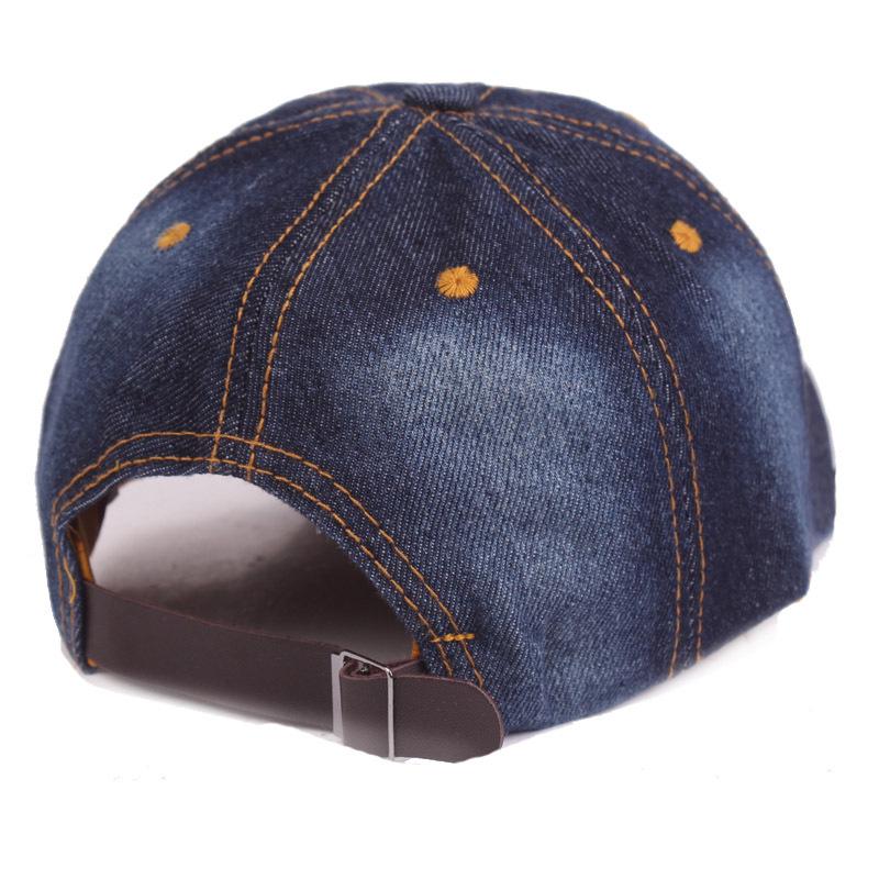 Denim Baseball Cap Women's Sun Hat Men's Hat Peaked Cap Sun Visor Hat