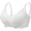 Plus Size Wireless Seamless Soft Support Anti Sagging Gathering Bra For Women
