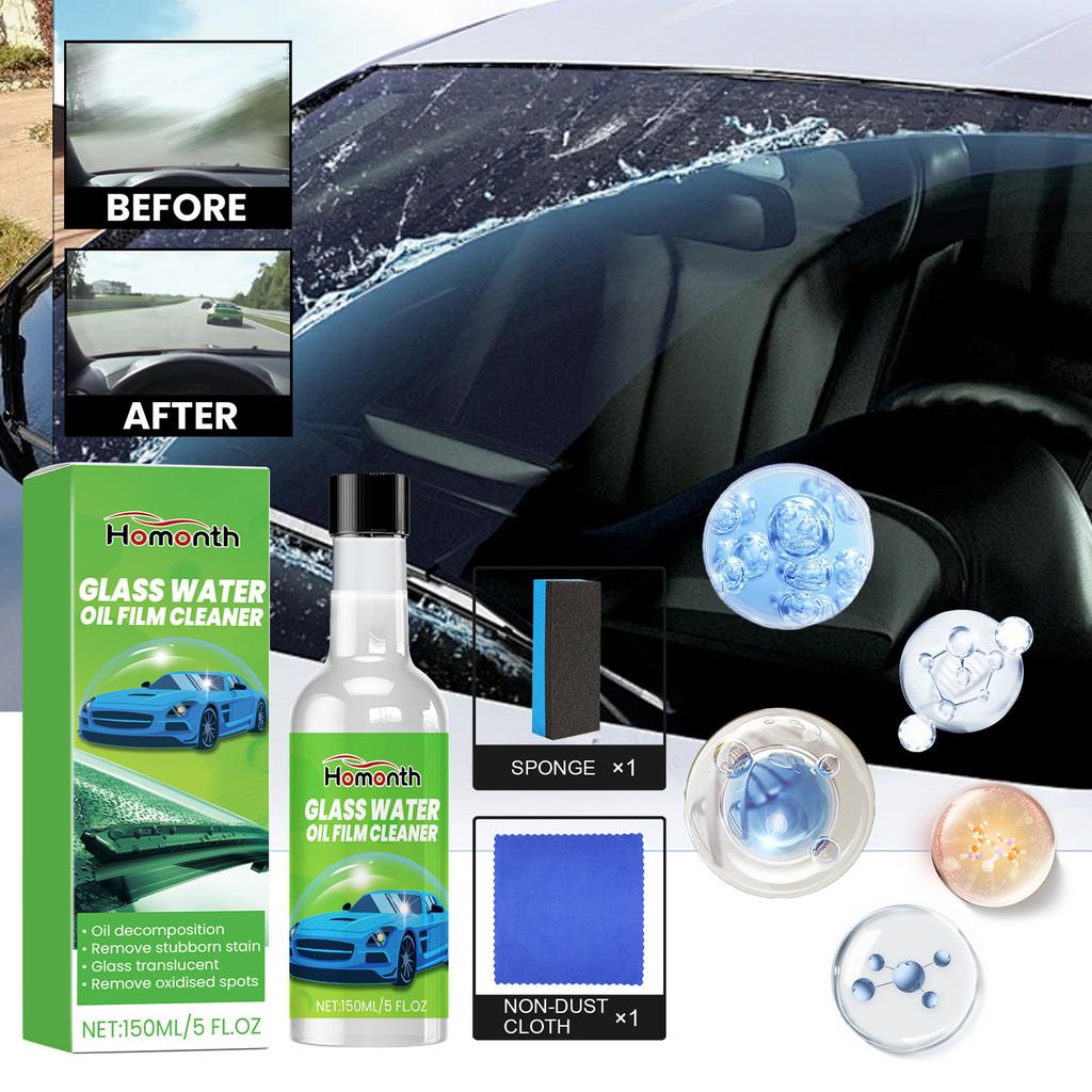 Homonth Automotive Glass Oil Film Cleaner For Thorough Stain Removal And Clarity