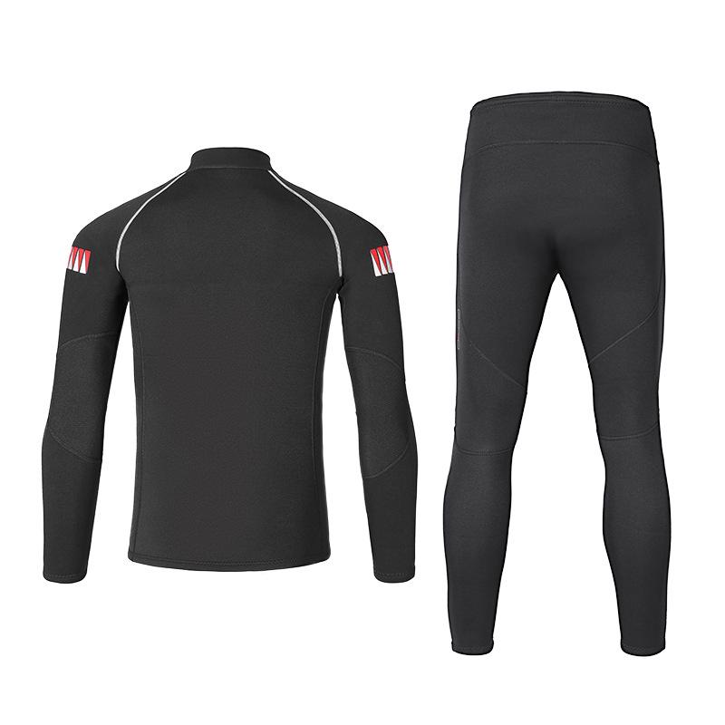 1.5mm Two-Piece Wetsuit for Men & Women: Long Sleeve & Pants, Cold & Sun Protection, Surfing Suit