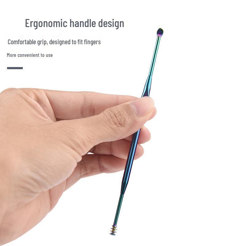 Double-Ended Stainless Steel Earwax Removal and Cleaning Tool for Adults