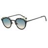 New Retro Round Small Frame High-End Men'S And Women'S Sunglasses  Fashion Trend Uv Resistant Sunglasses