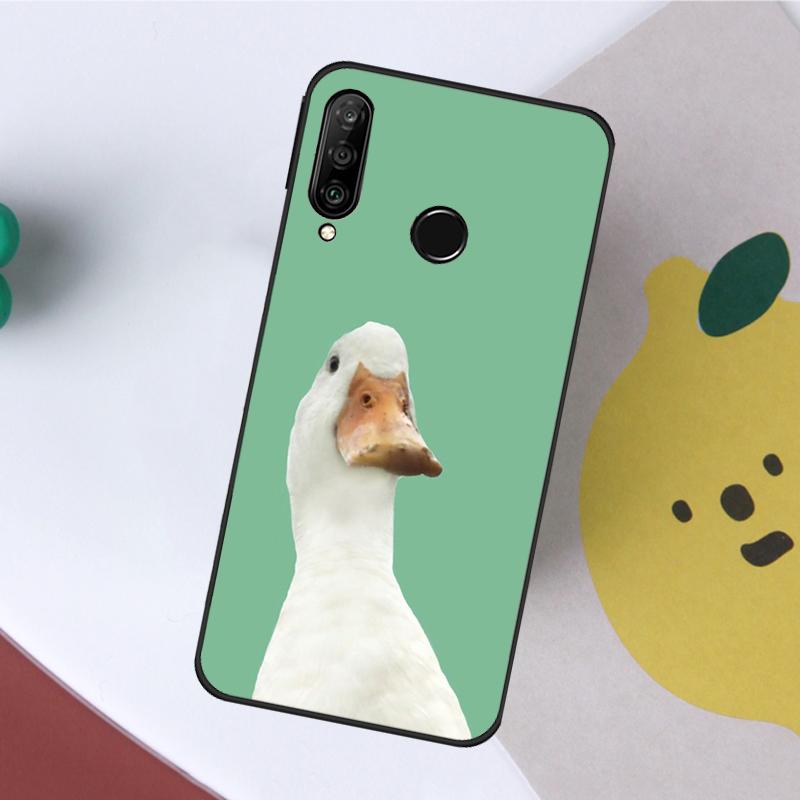 Cute Cartoon Duck For Huawei Nova 7i 8i 11i 12i 12s Y73 Y70 Y90 Y60 Y72 Y61 Y91 9 10 SE P40 Lite P30 Pro Case