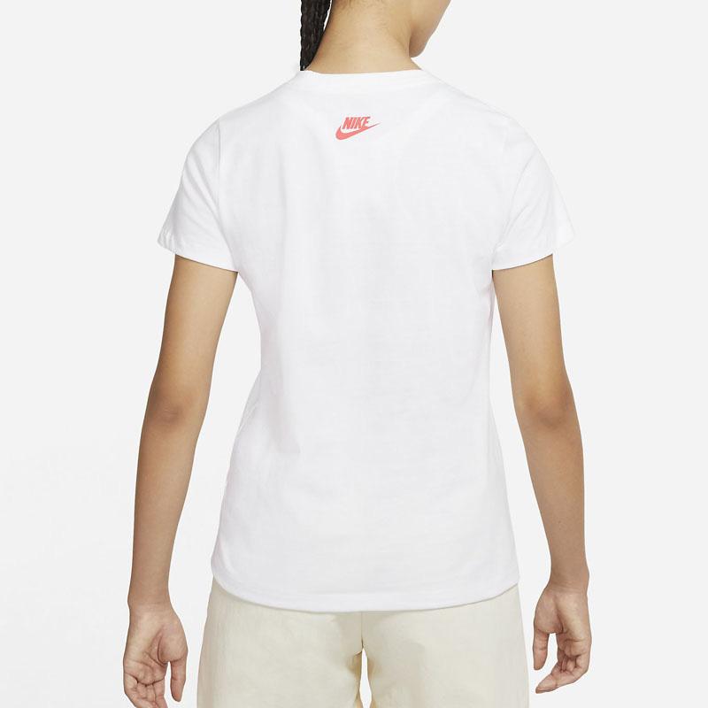 Nike Cactus Print Sports Casual Short Sleeve T-Shirt Women Tops White DJ1914-100