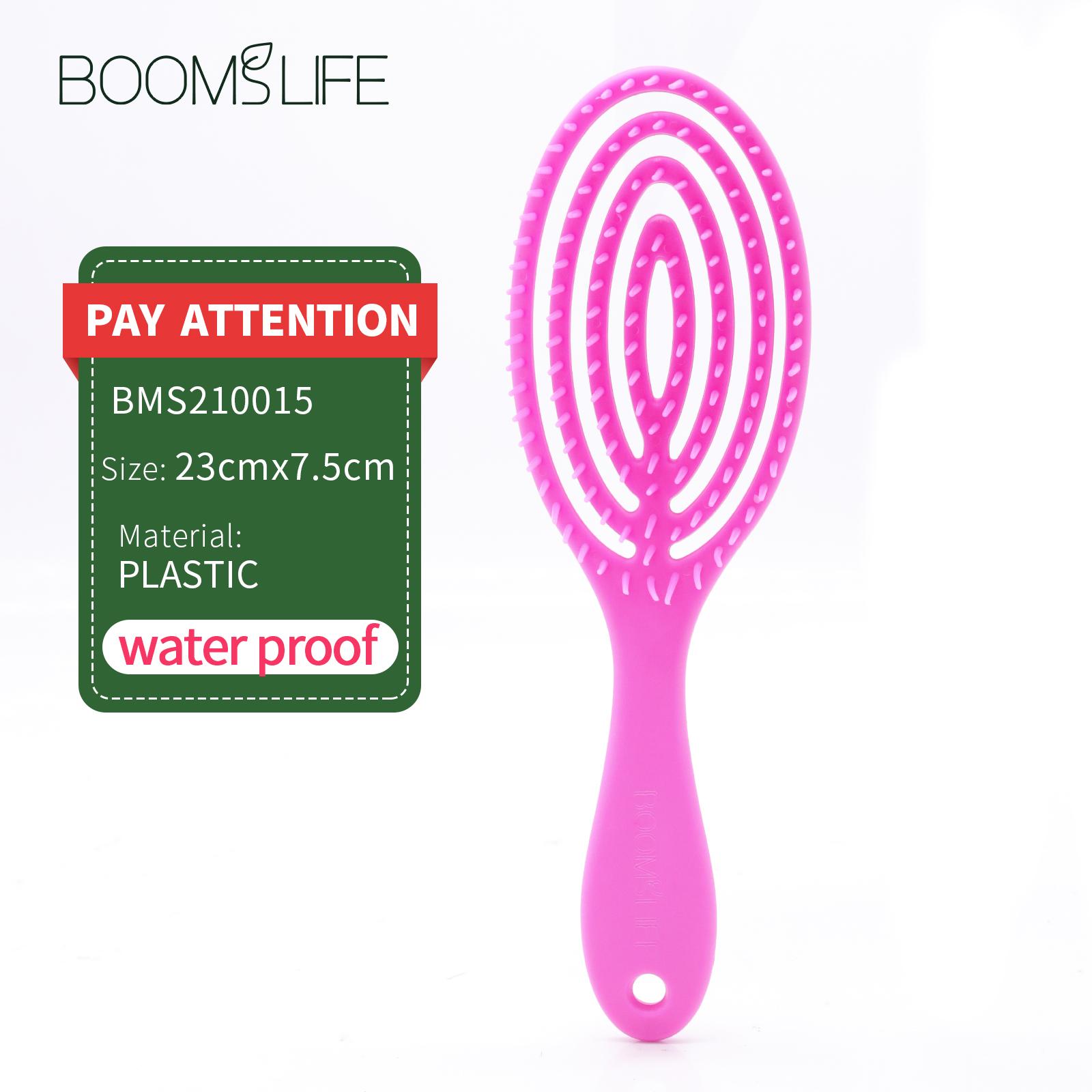 Vented Hair Brush WideTeeth Anti-static Comb for Women Scalp Massage Wet Dry Hairs Combs Detangling Hairdressing Styling Tools Pink Brush