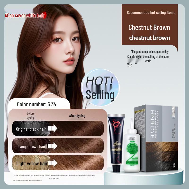 

Kevis Hair Dye Cream for Gray Coverage – Safe for Home Use, Plant-Based Formula 240ml