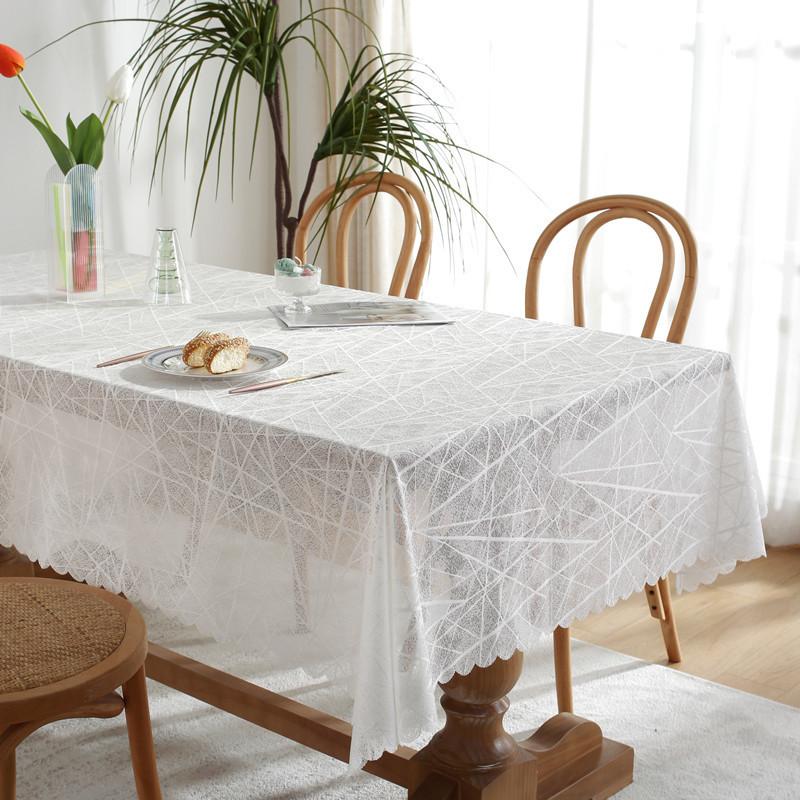 Europe Lace Tablecloth Dining Table Cover Table Cloth Flower Lace Desk Mat Fabric Towel