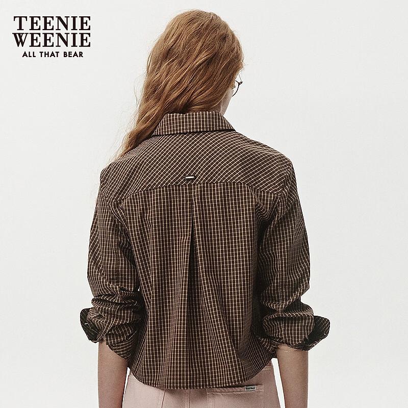 Teenie Weenie Women's Academic Plaid Cotton Shirt