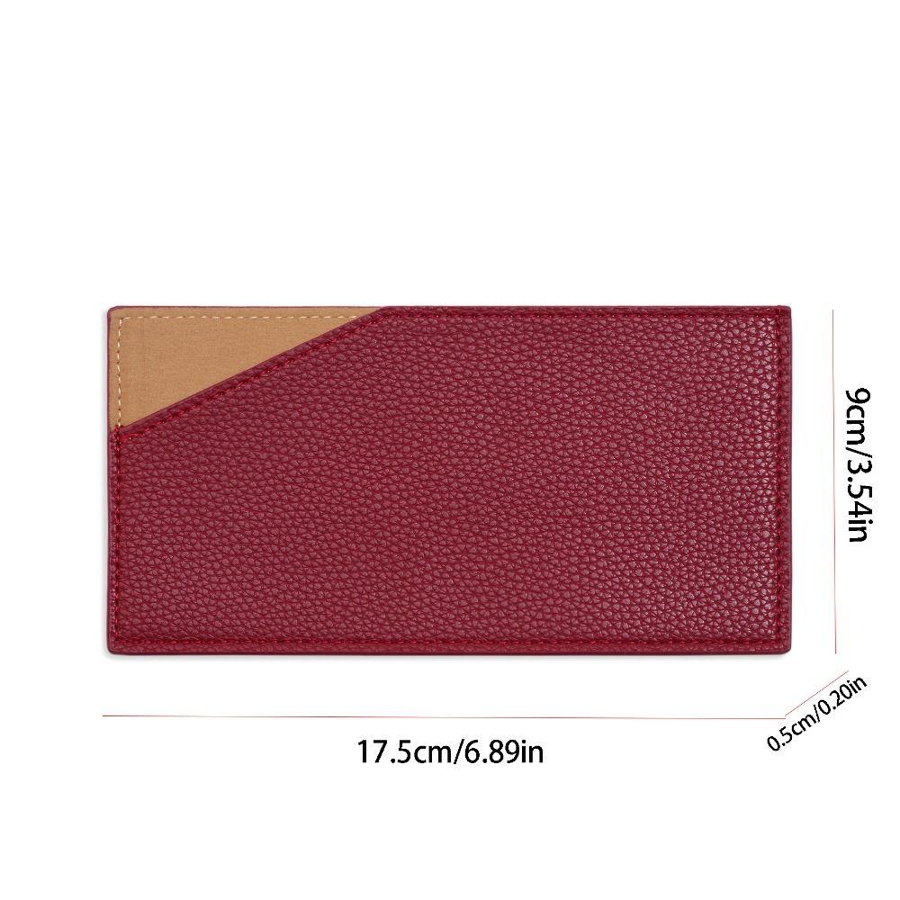 Lightweight Ultrathin Long Wallet PU Women Wallet Anti-splash Water Small Card Holder Lady