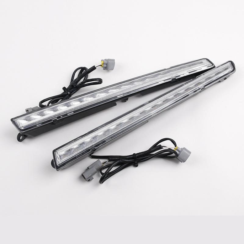 16-20 Land Cruiser LC200 Turn Signal Headlight Trim Strip with Flowing Light