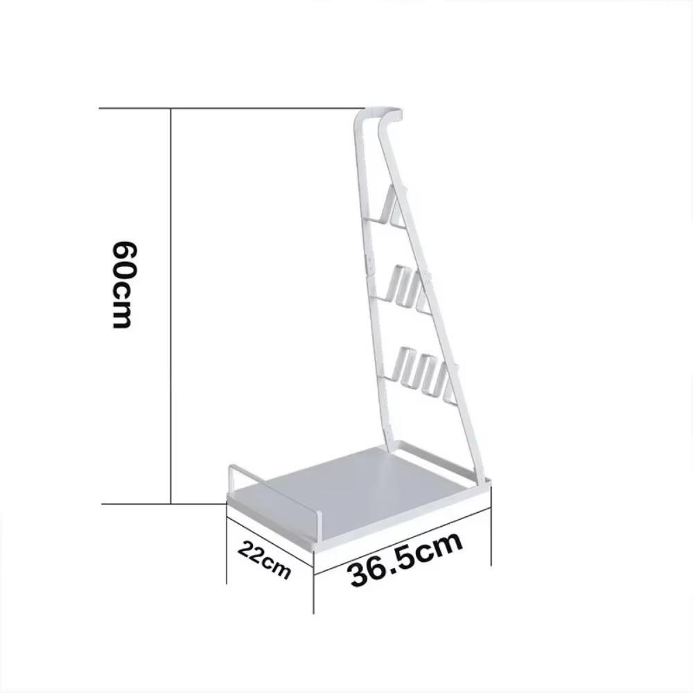 Vacuum Cleaner Storage Rack Floor Mounted Broom and Mop Stand Non Perforated Vacuum Cleaner Bracket Household Goods Place Racks