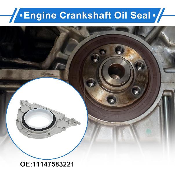 1 Pc Engine Crankshaft Oil Seal with Flange for BMW X5 550i Rear Main Seal No.11147583221