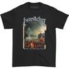 Heren Bewitcher Heksenkruis T-shirt X-Large Zwart