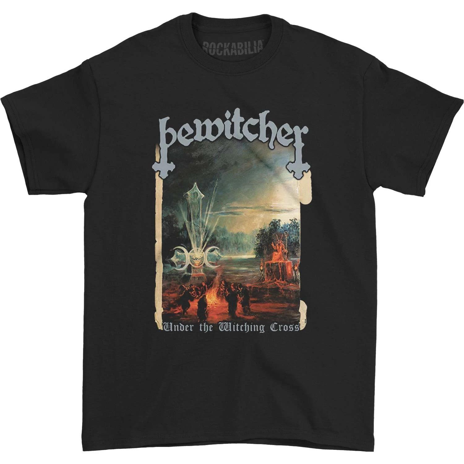 Men s Bewitcher Witching Cross Tee T-shirt Small Black M