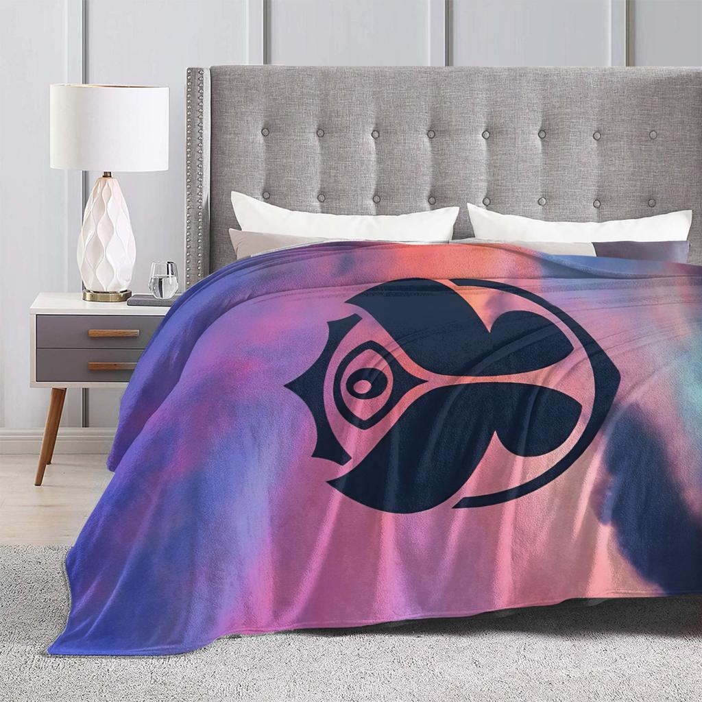 Soft Warm Blanket Camping Tomorrowlands Music Festival  Bedding Throws  Flannel Bedspread For Living Room Pattern Sofa Bed Cover
